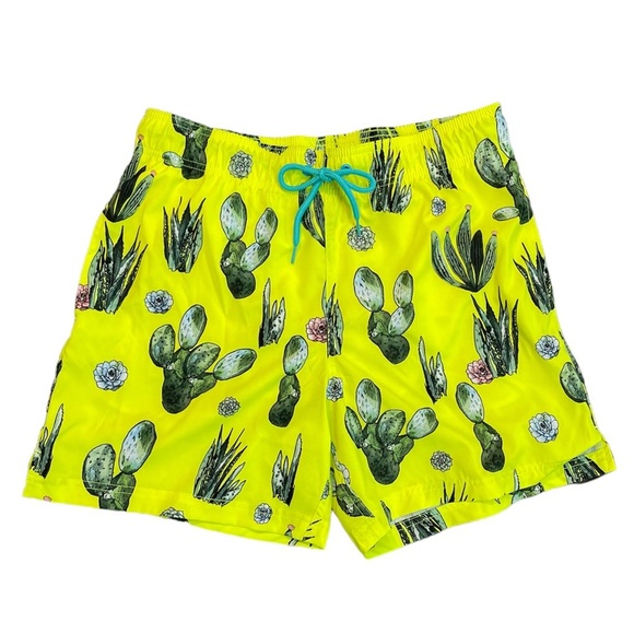 Cactus Swim Trunks With Pockets Size Medium (32-34) - Picture 2 of 6